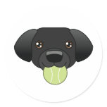 Black Lab Stickers