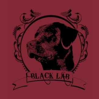 Black Lab T-shirt shirt