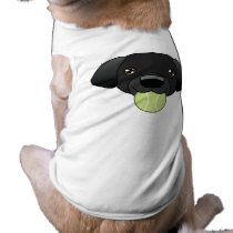 Black Lab T-Shirt pet clothing
