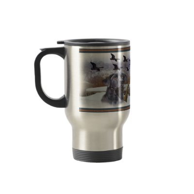 Black Lab  W Pheasants Coffee Mugs by friskybiz