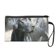 Black Lab  Wristlet