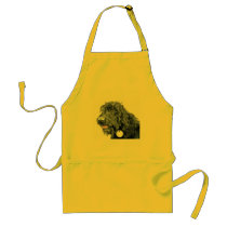 Black Labradoodle Apron