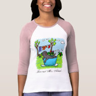 Black Labrador bathing shirt