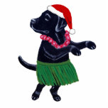 Black Labrador Christmas Ornament Cut Out