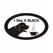 Black Labrador Coffee Theme t-shirts by graphicdesigner Black Labrador Coffee Theme t-shirts