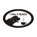 Black Labrador Coffee Theme t-shirts