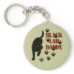 Black Labrador Daddy Keychain