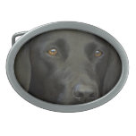 Black Labrador Dog Belt Buckles