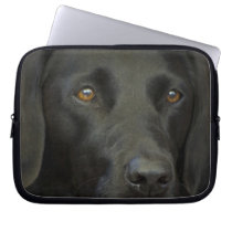 Black Labrador Dog Computer Sleeve