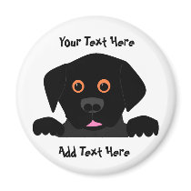 Black Labrador Magnet