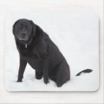 Black Labrador Mouse Mat