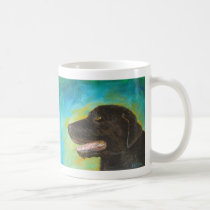 Black Labrador Portrait Mug