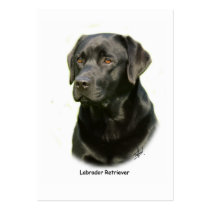 Black Labrador Retriever business cards