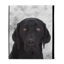 Black Labrador Retriever dog iPad Folio Cover