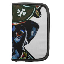Black Labrador Retriever Folio Planners