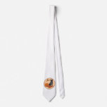 Black Labrador Retriever Halloween Necktie