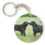 Black Labrador Retriever Key Chains