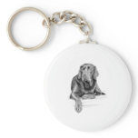 Black Labrador Retriever Keychains