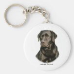 Black Labrador Retriever Keychain