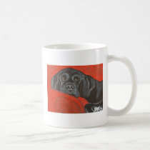BLACK LABRADOR RETRIEVER MUG mugs