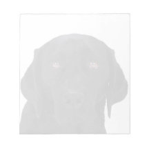 Black Labrador Retriever Note Pad