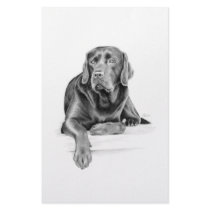 Black Labrador Retriever stationery