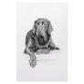 Black Labrador Retriever Stationery Paper