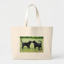 Black Labrador Retriever Tote Bag