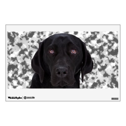 Black Labrador Retriever Wall Decals Zazzle