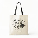 Black Labrador Sand Letters Cartoon Bags