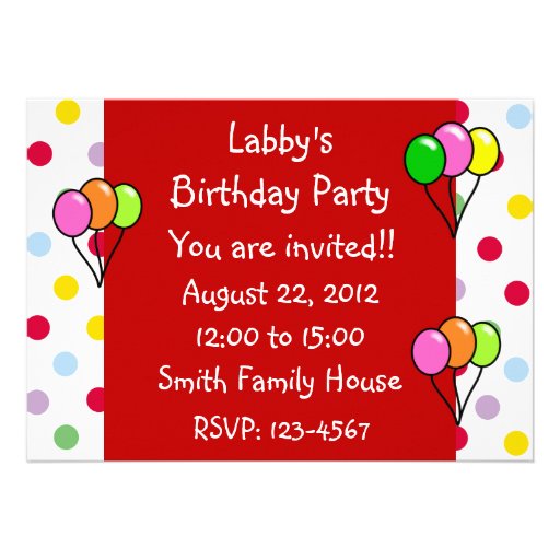 Black Labrador watching you Birthday Custom Invitations
