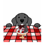 Black Labrador watching you Kitchen T-shirt