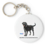 Black Labs Group Key Chain