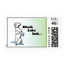 Black Labs Ink. Postage Stamps by Pestypets Black Labs Ink. Postage Stamps