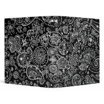 Black Lace 3 Ring Binder