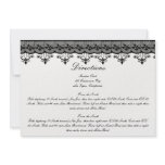 Black Lace Direction Cards Announcement