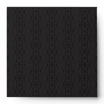 Black Lace Envelope - Square