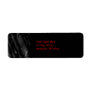 Black Lace Fractal Custom Return Address Label