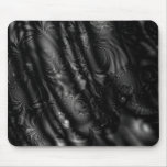 Black Lace Fractal Mouse Mats