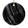 Black Lace Fractal Christmas Tree Ornament
