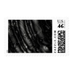 Black Lace Fractal Postage Stamps