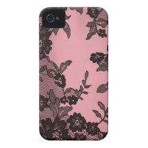 Black lace iPhone 4 covers
