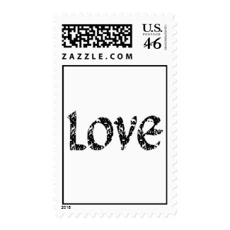 Black Lace Love Stamp