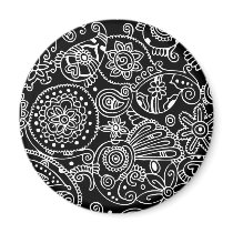 Black Lace magnets