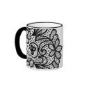 Black Lace Mug