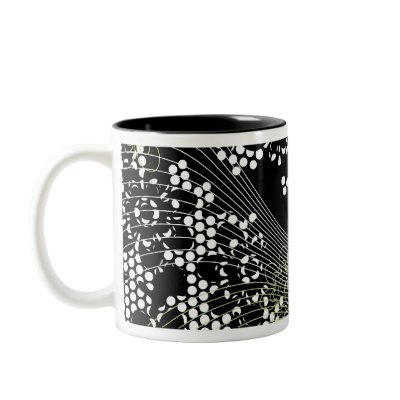 black lace coffee mugs by VioDeSign