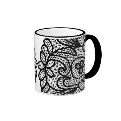 Black Lace Mug