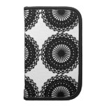 Black Lace Pattern Design. Custom Folio Planners