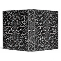 Black Lace Shooting Stars Binder