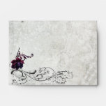Black Lace Wedding Envelope